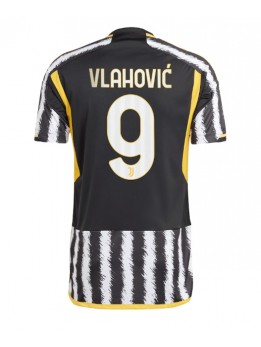 Moški Nogometna dresi replika Juventus Dusan Vlahovic #9 Domači 2023-24 Kratek rokav